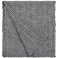 Плед Trenza, серый