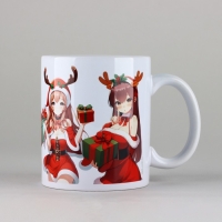 Кружка новогодняя керамическая &laquo;Новогоднее аниме&raquo;, 320 мл, цвет белый