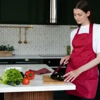 Фартук Neat, бордовый Фартук Neat, бордовый