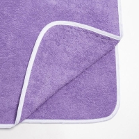 Полотенце-пончо Крошка Я &laquo;Гномик&raquo;, цвет сиреневый, размер 24-32, 100 % хлопок, 320 г/м2