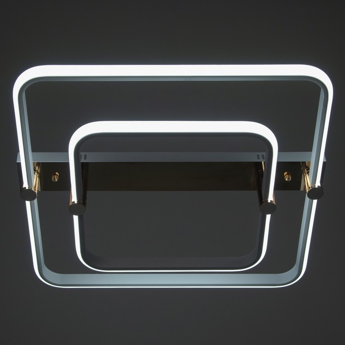 Светильник "Сонлан" LED 120Вт золото 60х60х12 см BayerLux