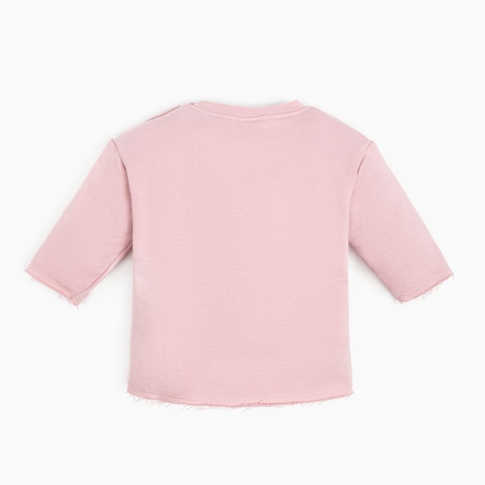 Толстовка Крошка Я Flower, рост 68-74 см, розовый