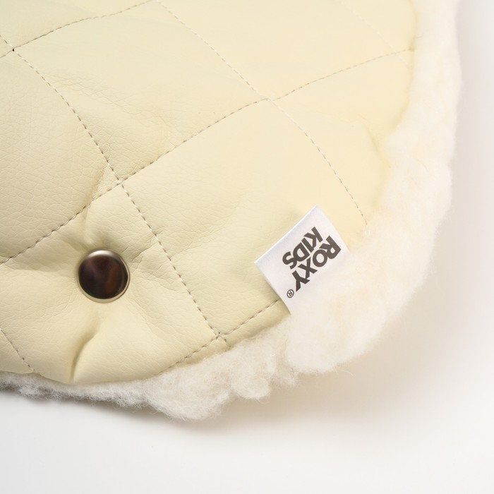 Муфта для коляски стеганная Elegante, цвет: молочный Муфта для коляски стеганная Elegante, цвет: молочный