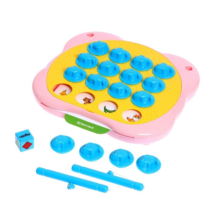 Развивающий набор &laquo;Мемори-рыбалка&raquo;, магнитная рыбалка, 2 удочки, игровая основа, карточки