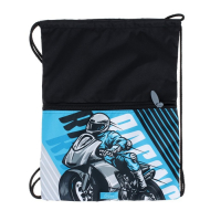 Ранец школьный Стандарт, 36 х 26 х 16 см, + мешок для обуви 40 х 32 см, Сalligrata П "Мото", серый