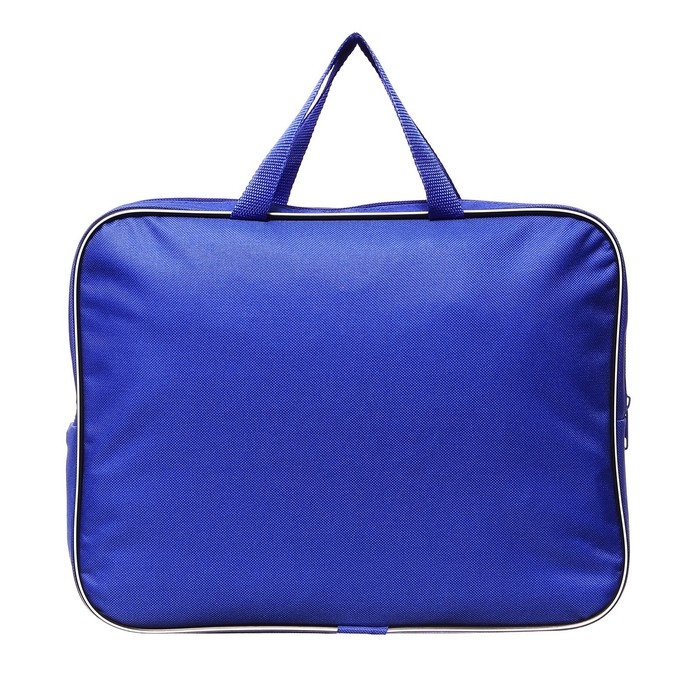 Папка с ручками текстильная А4, 350 х 270 х 70 мм, Calligrata Папка с ручками текстильная А4, 350 х 270 х 70 мм, Calligrata "Офис", внутренний карман, синяя