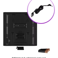 Часы настольные с термометром и гигрометром КТ-3389 Часы настольные с термометром и гигрометром КТ-3389