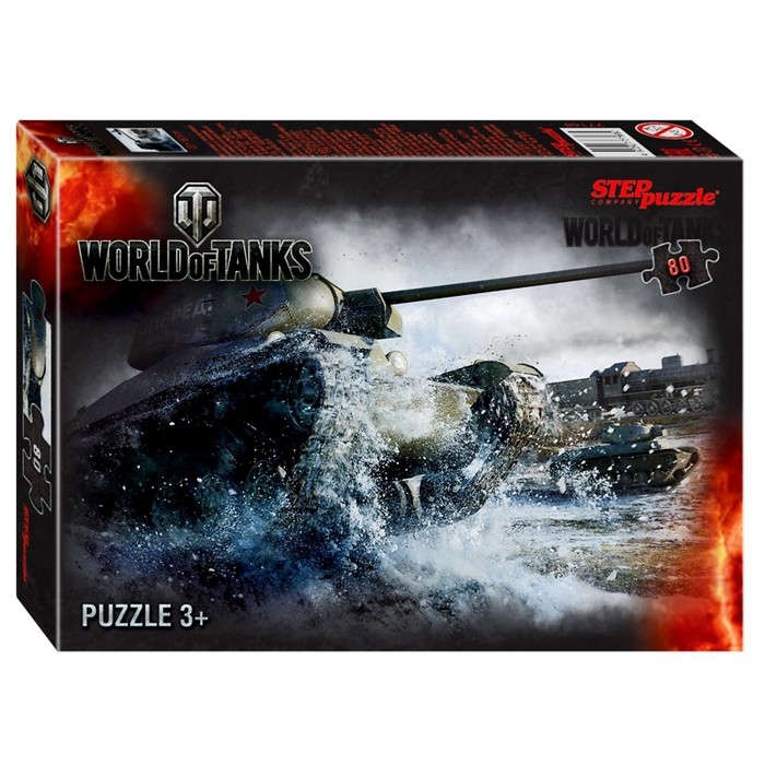 Пазл World of Tanks, 80 элемента
