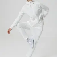 Куртка с капюшоном унисекс Begi, молочно-белая, размер XL