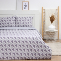 Постельное бельё LoveLife евро Love, 200*217см,225*240см,50*70см-2шт,100%хлопок, сатин, 125г/м&sup2;