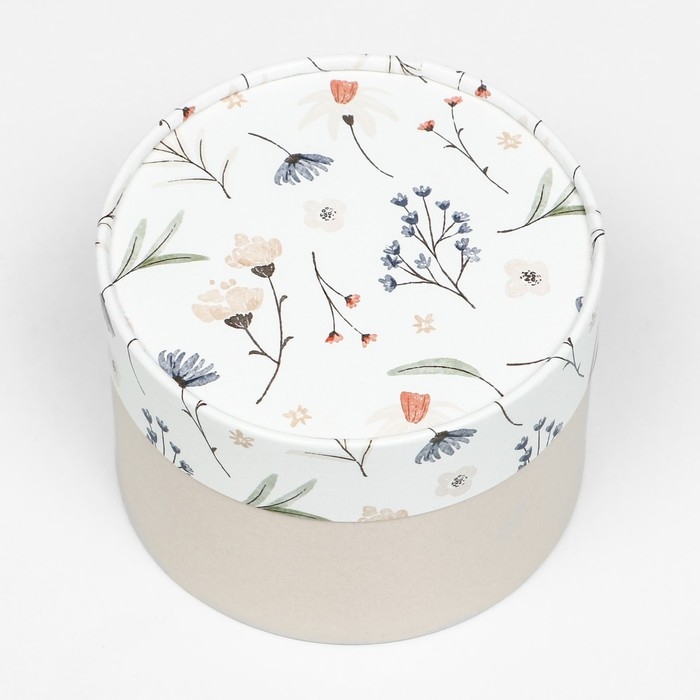 Набор шляпных коробок 3 в1  "Ассорти из цветов", завальцованная, 16 х 10,14 х 9, 13 х 8,5 см