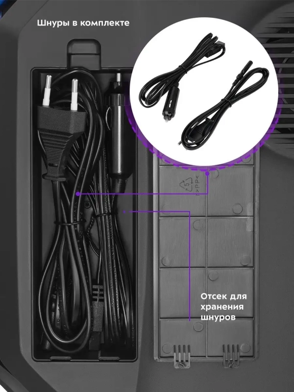 Автохолодильник в машину КТ-2434 - 55 Вт Автохолодильник в машину КТ-2434 - 55 Вт