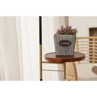 Кашпо для цветов плетёное «Луция», 16×16×15 см, квадрат, цвет серый Кашпо для цветов плетёное «Луция», 16×16×15 см, квадрат, цвет серый