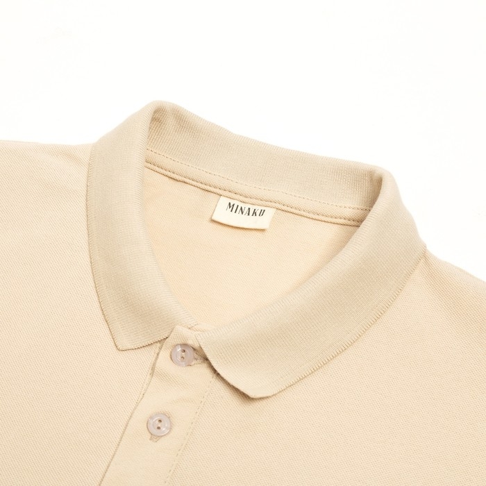 Джемпер мужской из пике MINAKU цвет бежевый, р-р 48