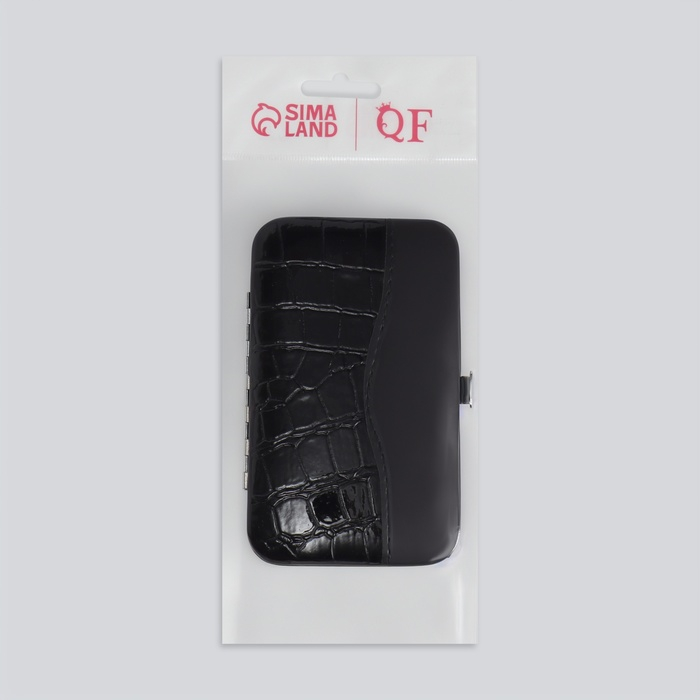 Набор маникюрный, 8 предметов, в футляре, цвет МИКС Набор маникюрный, 8 предметов, в футляре, цвет МИКС