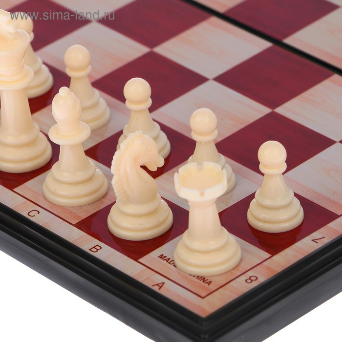 Шахматы настольные магнитные, 24 х 24 см Шахматы настольные магнитные, 24 х 24 см