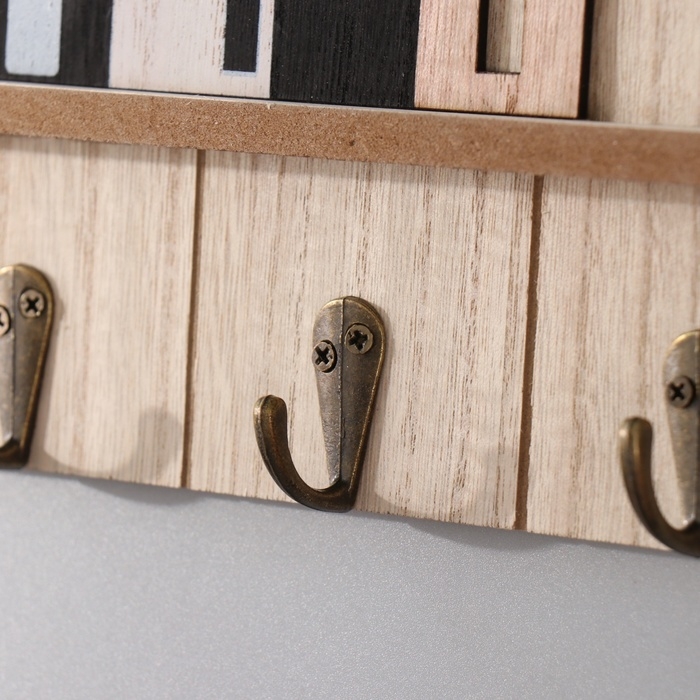 Крючки декоративные дерево "Домики" 19х29 см