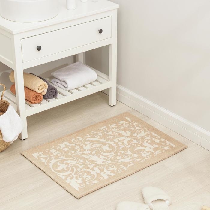 Коврик для ванной SAVANNA &laquo;Вей&raquo;, 60&times;90 см, цвет коричневый