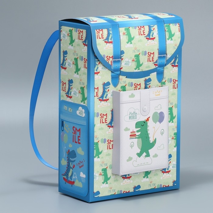 Коробка подарочная формовая, упаковка, «Динозаврик», 14 х 22 х 7 см Коробка подарочная формовая, упаковка, «Динозаврик», 14 х 22 х 7 см