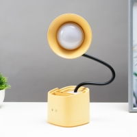 Настольная лампа сенсорная 16848/1YL LED 2Вт USB АКБ желтый 9,5х9,5х38 см RISALUX Настольная лампа сенсорная 16848/1YL LED 2Вт USB АКБ желтый 9,5х9,5х38 см RISALUX