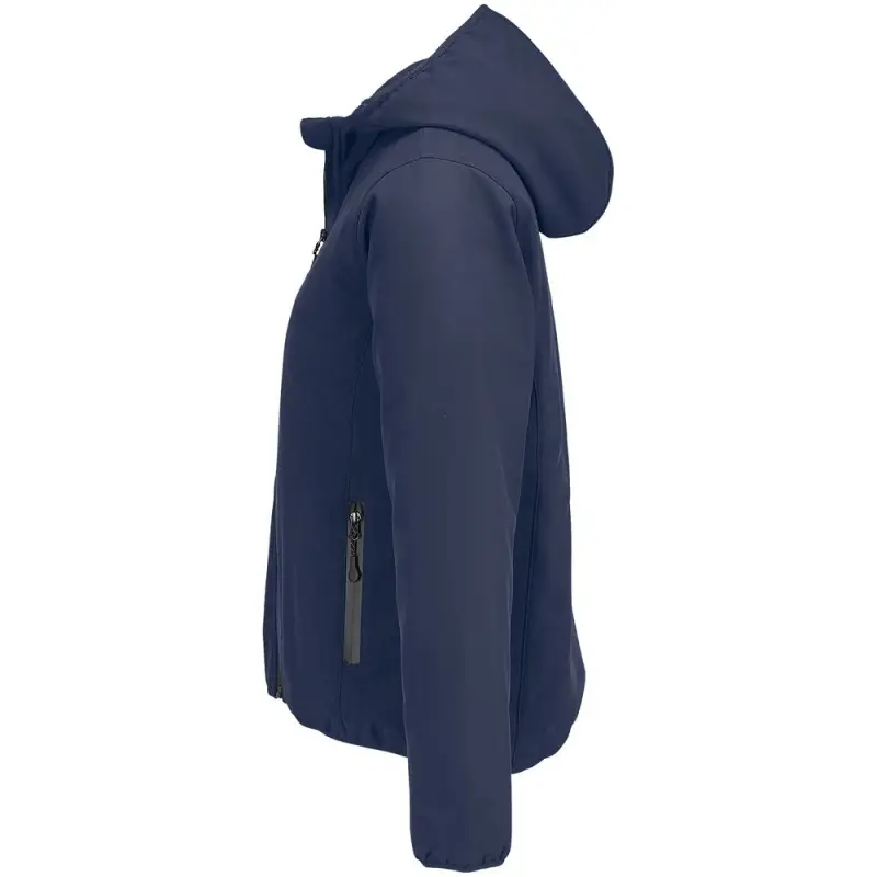 Куртка софтшелл с капюшоном женская Falcon Women, синяя, размер S