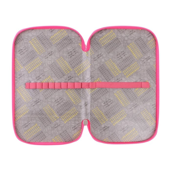 Пенал 2 секции, 125 х 205 х 40 мм, Calligrata 30П26/2 Пенал 2 секции, 125 х 205 х 40 мм, Calligrata 30П26/2 "Милый котик", ламинированный картон