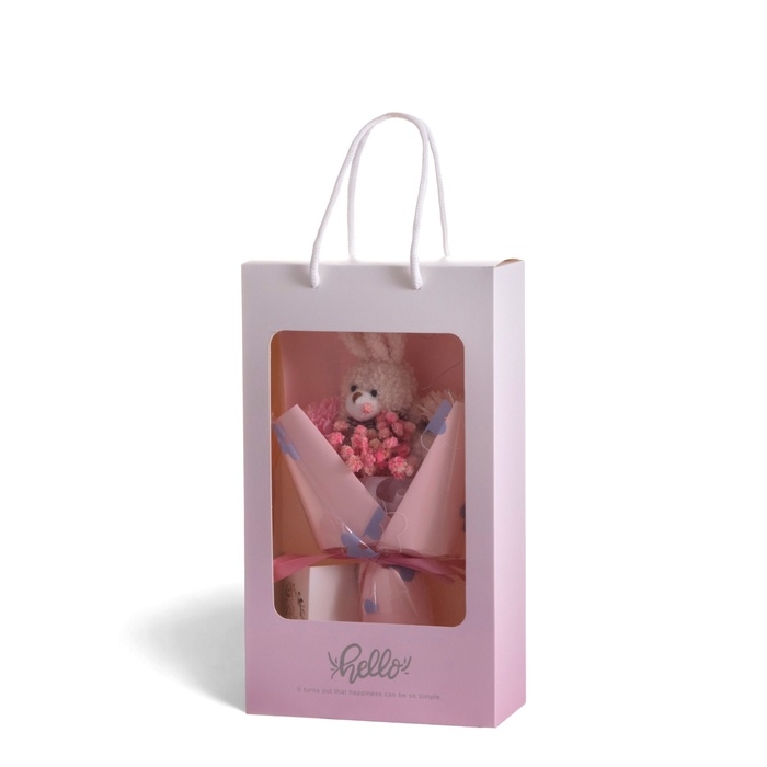 Ночник &laquo;Букет&raquo; (заяц) LED 3хAG10 8х17х29см