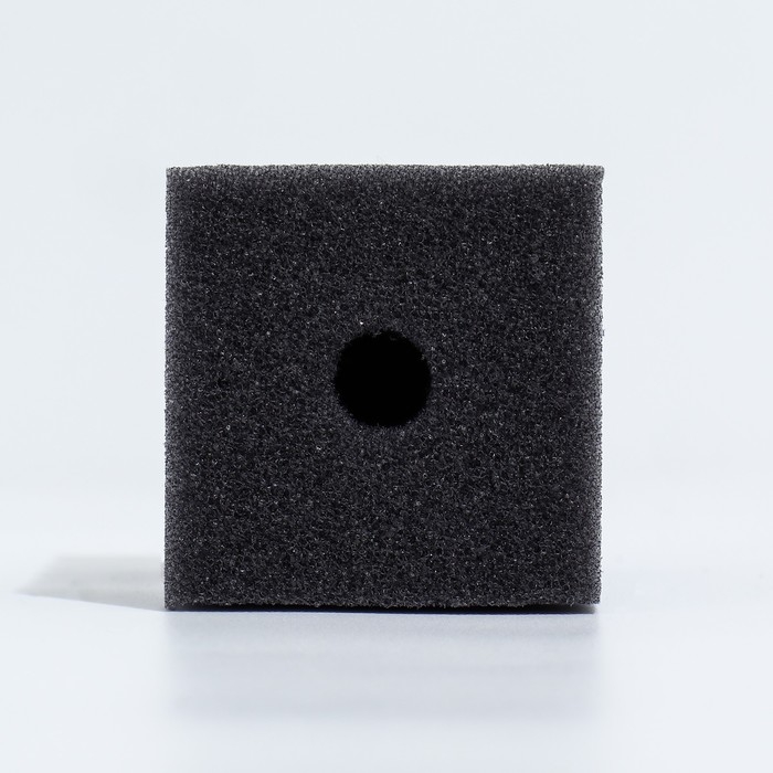 Губка прямоугольная для фильтра турбо № 3, 6 х 6 х 12 см, серая Губка прямоугольная для фильтра турбо № 3, 6 х 6 х 12 см, серая