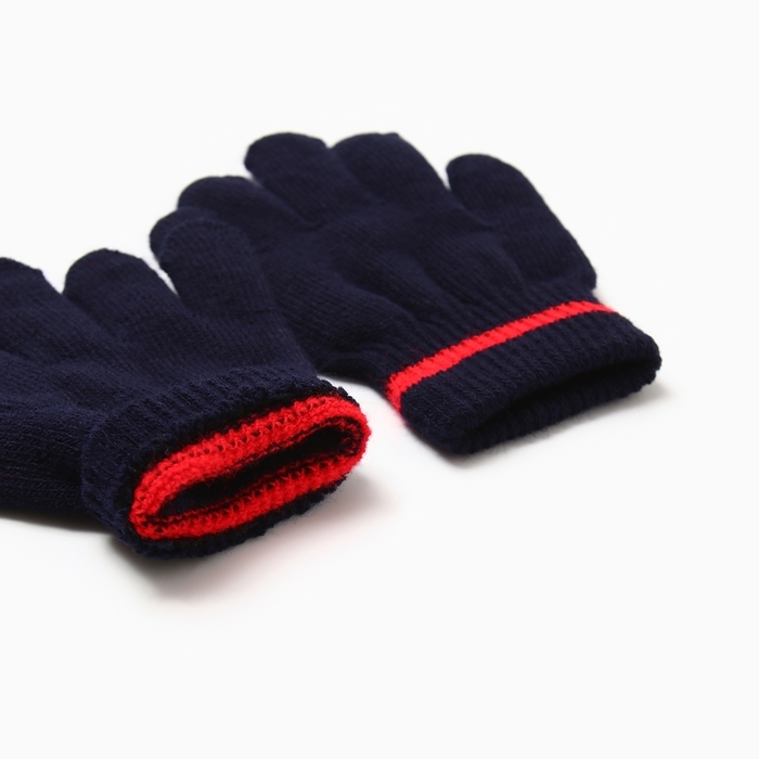 Перчатки детские MINAKU, цвет темно-синий, 15 см Перчатки детские MINAKU, цвет темно-синий, 15 см