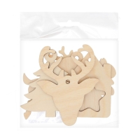 Набор для творчества «Роспись по дереву» 5 шт., с ленточкой Набор для творчества «Роспись по дереву» 5 шт., с ленточкой