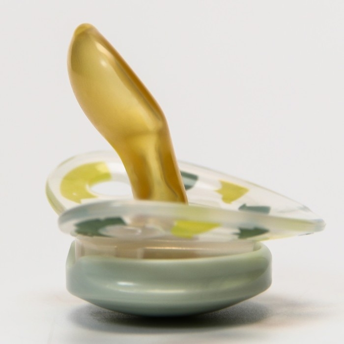 Соска-пустышка ортодонтическая, латекс, от 6 мес., ADORE, в контейнере &laquo;Птицы&raquo;