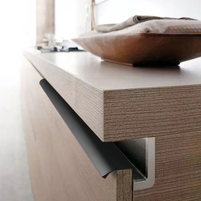 Ручка торцевая CAPPIO RT002BL, L=400 мм, м/о 256 мм, цвет черный Ручка торцевая CAPPIO RT002BL, L=400 мм, м/о 256 мм, цвет черный