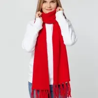 Шарф Flette, красный (алый)