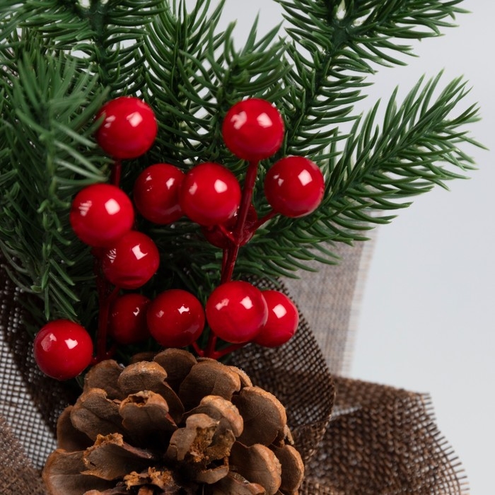 Фигура светодиодная «Елочка и ягоды» 25 x19 x7 см, 10 LED, батарейки AG13x3 (в комплекте), свечение тёплое белое Фигура светодиодная «Елочка и ягоды» 25 x19 x7 см, 10 LED, батарейки AG13x3 (в комплекте), свечение тёплое белое