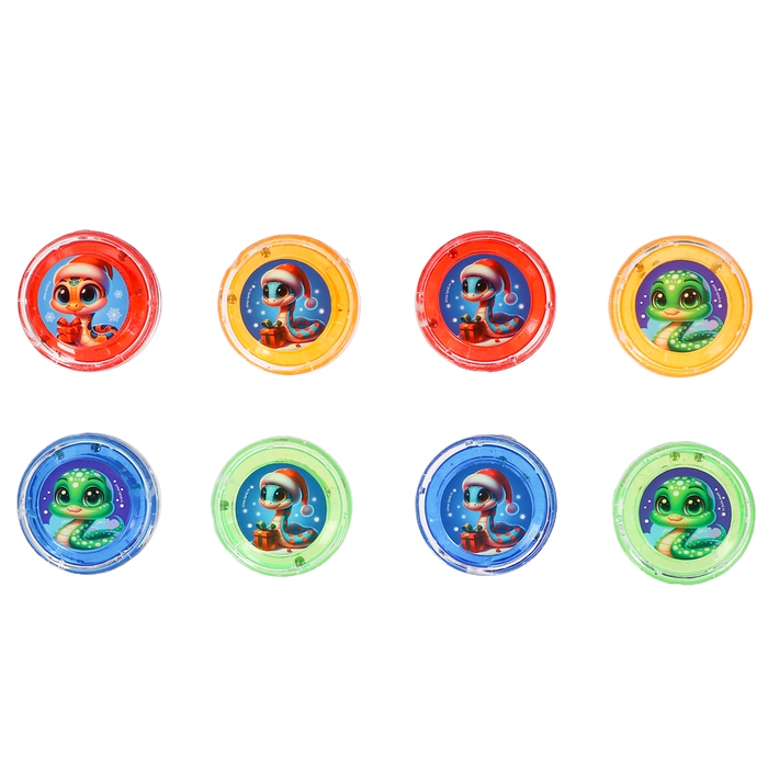 Новый год. Йо-йо «Веселимся вместе», змейки, в шоубоксе Новый год. Йо-йо «Веселимся вместе», змейки, в шоубоксе