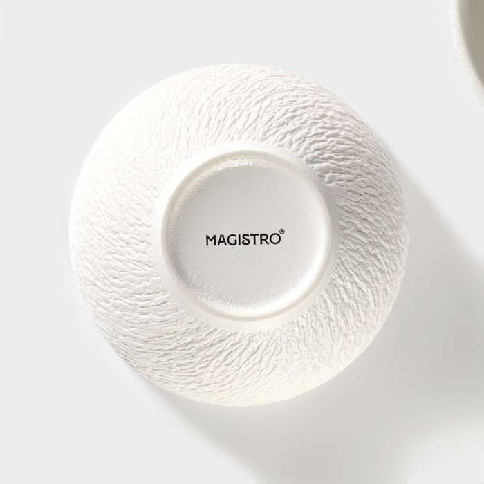 Набор салатников фарфоровых Magistro Lofty, 2 предмета: 600 мл, d=14 см, цвет белый Набор салатников фарфоровых Magistro Lofty, 2 предмета: 600 мл, d=14 см, цвет белый