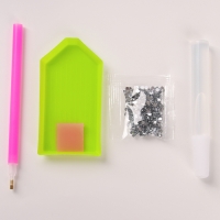 Алмазная мозаика на кружке с частичным заполнением &laquo;С любовью&raquo;, 300 мл