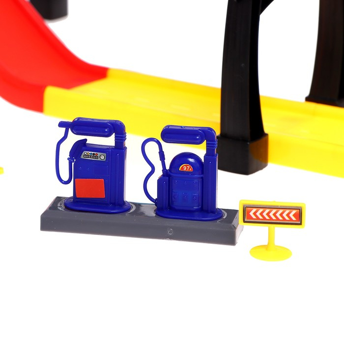 Гараж «Мегапаркинг», 3 металлические машины, аксессуары Гараж «Мегапаркинг», 3 металлические машины, аксессуары