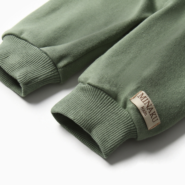 Штаны детские MINAKU, цвет хаки, рост 62-68 см Штаны детские MINAKU, цвет хаки, рост 62-68 см