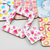 Доски Сегена «Фигуры -2», набор 18 шт., размер досочки: 6,6 × 8,5 см Доски Сегена «Фигуры -2», набор 18 шт., размер досочки: 6,6 × 8,5 см