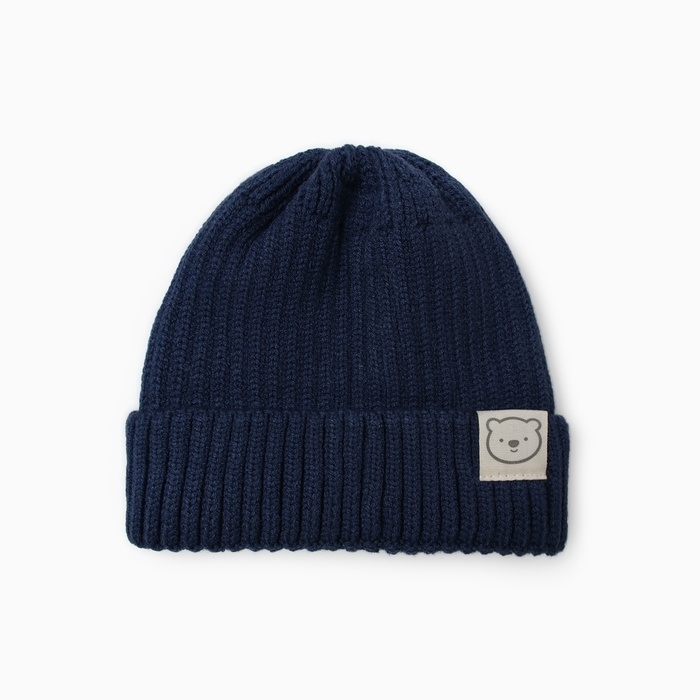 Шапка Крошка Я, р. 46-48см, 1-3 года, синий