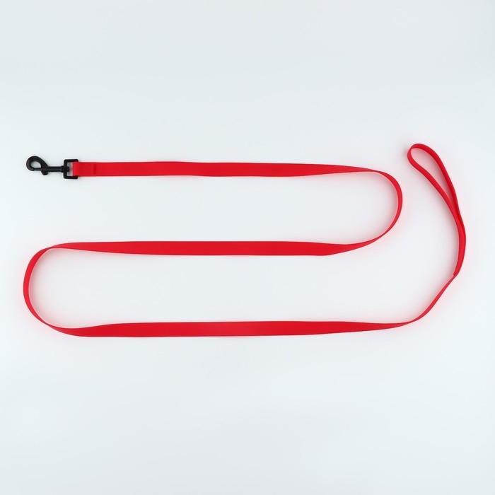 Поводок биотановый 2 м х 20 мм, красный Поводок биотановый 2 м х 20 мм, красный