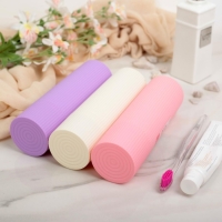 Футляр для зубной щётки и пасты &laquo;Рифлёный&raquo;, 19,2&times;6 см, цвет МИКС