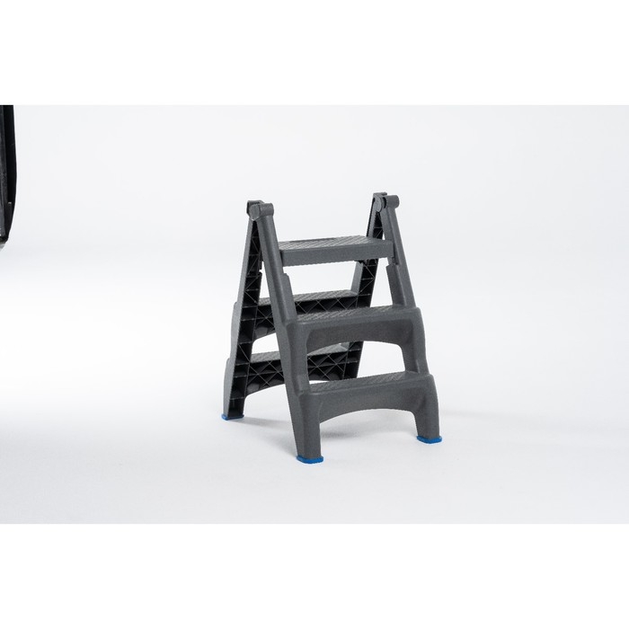 Стремянка пластиковая Степ ( серая )