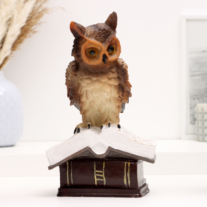 Фигура Фигура "Сова на книгах" 14х15х21см