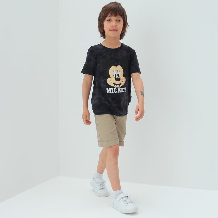 Футболка "Mickey", Микки Маус, &laquo;Тай-дай&raquo;, рост 122-128