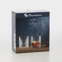 Набор стеклянных стаканов Elysia, 355 мл, 4 шт Набор стеклянных стаканов Elysia, 355 мл, 4 шт