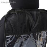 Накидка-органайзер, 3 кармана, 600х400 мм, черный Накидка-органайзер, 3 кармана, 600х400 мм, черный