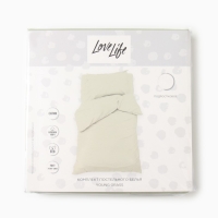 Комплект постельного белья 1,5сп LoveLife Young grass 143*215см,150*220см 50*70см-1шт,100%хлопок,сатин,125г/м&sup2;