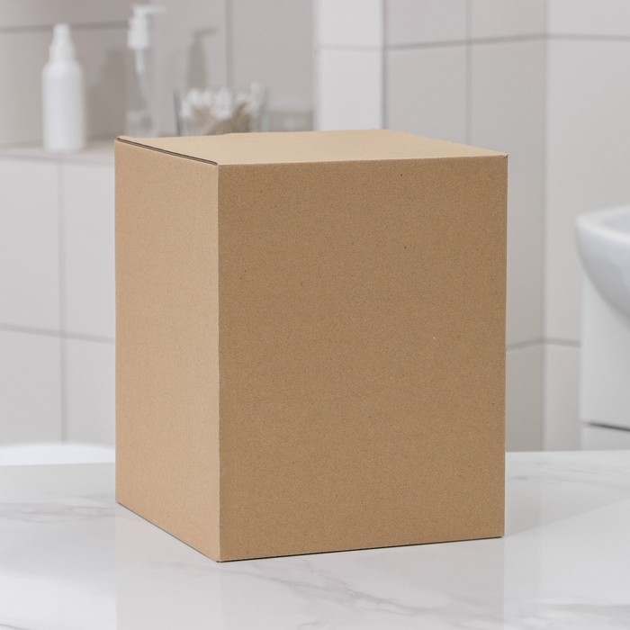 Набор для ванной &laquo;Лайт&raquo;, 6 предметов: мыльница, дозатор, 2 стакана, ёршик, ведро, цвет белый